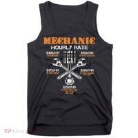Funny Mechanic Hourly Rate Gif Labor Rates Tank Top thumb 0