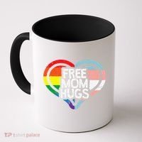 Free Mom Hugs Rainbow Pride Coffee Mug thumb 0