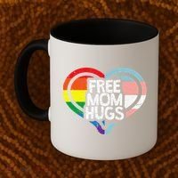 Free Mom Hugs Rainbow Pride Coffee Mug thumb 2