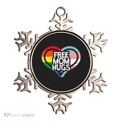 Free Mom Hugs Rainbow Pride Ornament