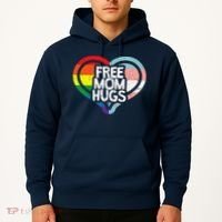 Free Mom Hugs Rainbow Pride Hoodie thumb 2