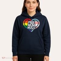 Free Mom Hugs Rainbow Pride Hoodie thumb 5
