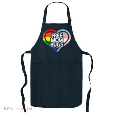 Free Mom Hugs Rainbow Pride Apron