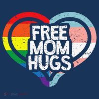 Free Mom Hugs Rainbow Pride Bucket Hat thumb 4