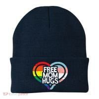 Free Mom Hugs Rainbow Pride Beanie thumb 0