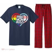 Free Mom Hugs Rainbow Pride Pajama Set thumb 0