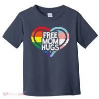 Free Mom Hugs Rainbow Pride Toddler T-Shirt thumb 0