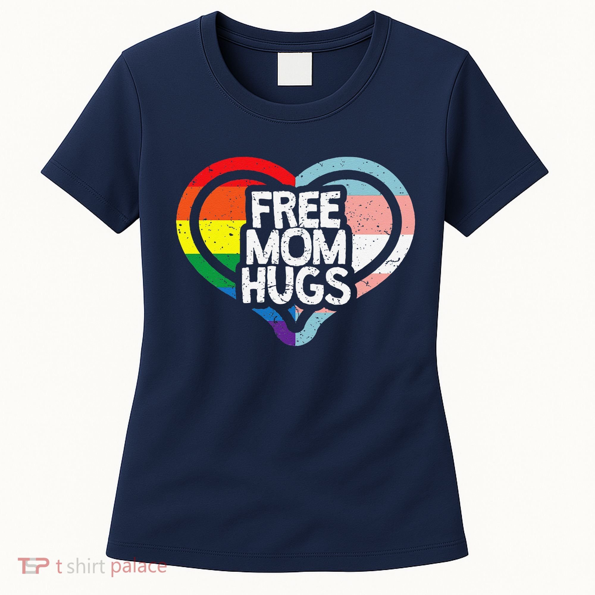 Free Mom Hugs Rainbow Pride Women's T-Shirt