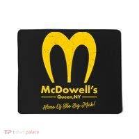 Funny McDowell's Home Of The Big Mick Mousepad thumb 0
