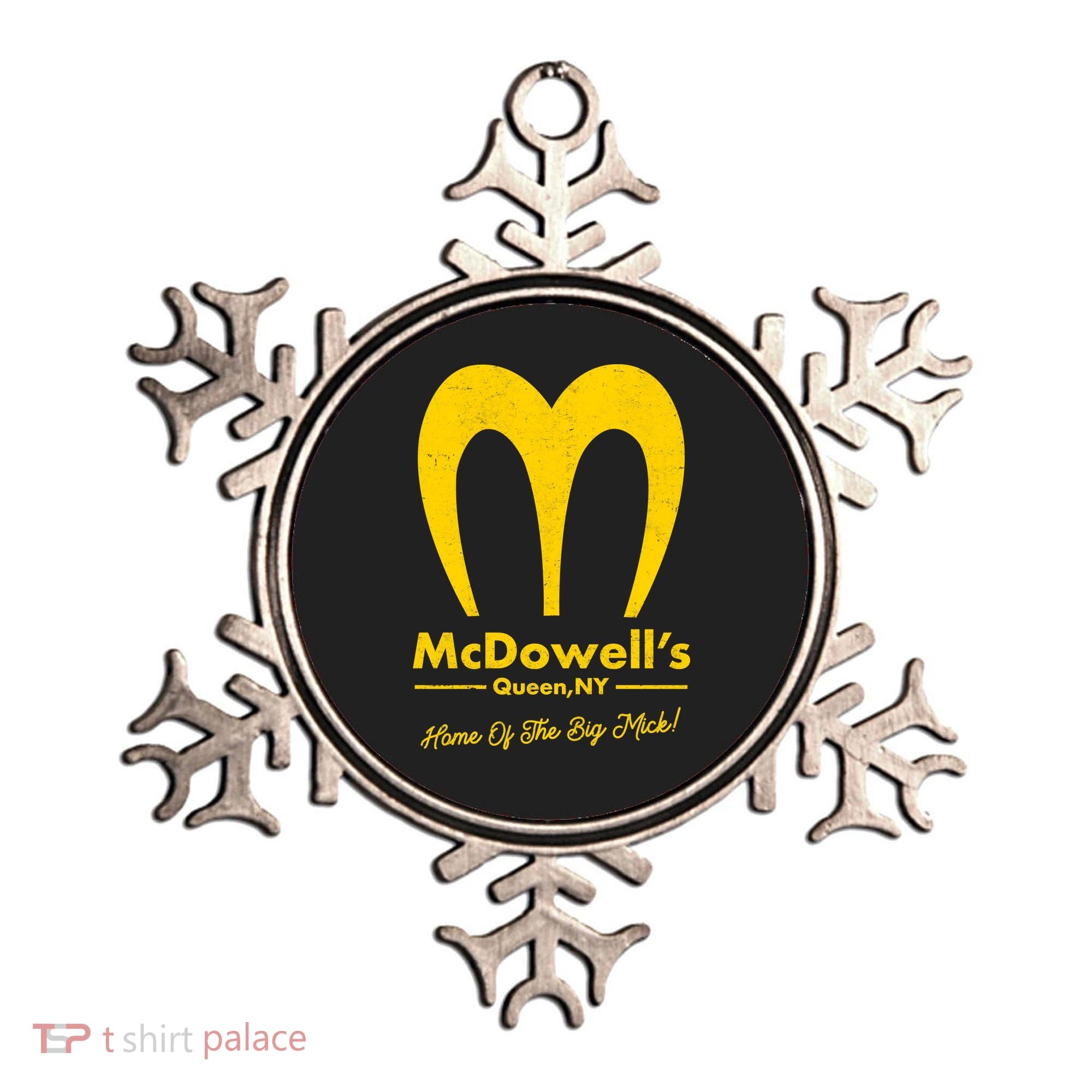 Funny McDowell's Home Of The Big Mick Ornament