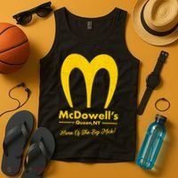 Funny McDowell's Home Of The Big Mick Tank Top thumb 4