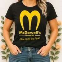 Funny McDowell's Home Of The Big Mick Women's T-Shirt thumb 2