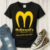 Funny McDowell's Home Of The Big Mick Women's T-Shirt thumb 3