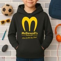 Funny McDowell's Home Of The Big Mick Kids Hoodie thumb 2