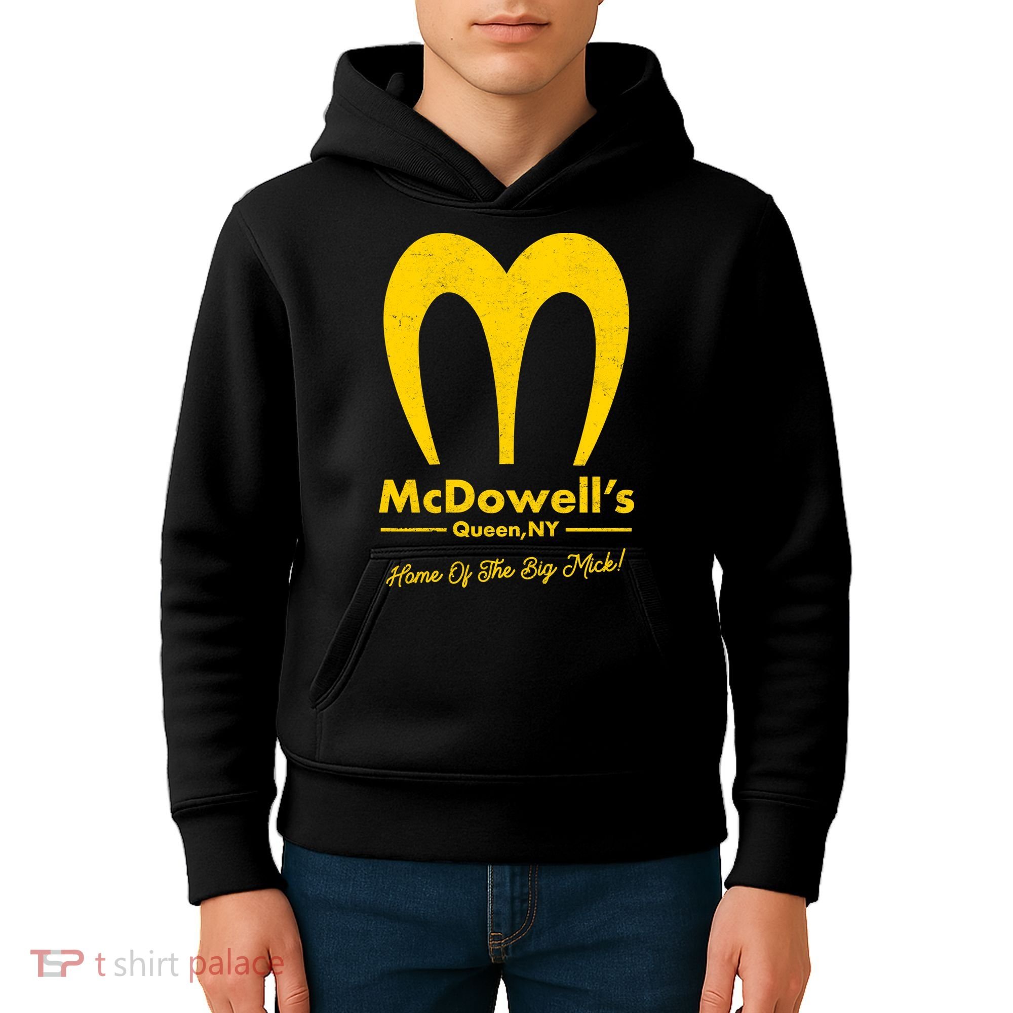Funny McDowell's Home Of The Big Mick Kids Hoodie