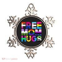 Free Mom Hugs Gift Rainbow Lgbtq Lgbt Pride Month Gift Ornament thumb 0