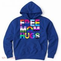 Free Mom Hugs Gift Rainbow Lgbtq Lgbt Pride Month Gift Hoodie thumb 0