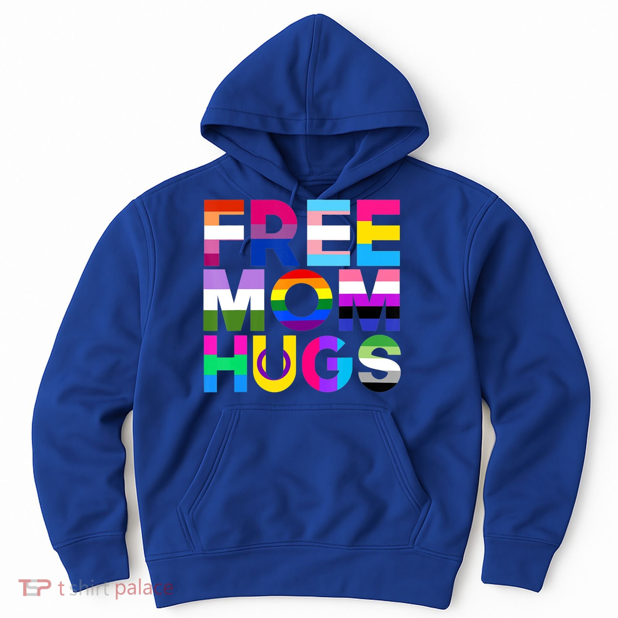 Free Mom Hugs Gift Rainbow Lgbtq Lgbt Pride Month Gift Hoodie
