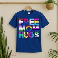 Free Mom Hugs Gift Rainbow Lgbtq Lgbt Pride Month Gift T-Shirt thumb 2