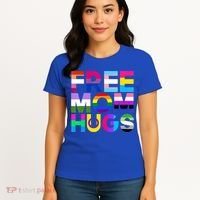Free Mom Hugs Gift Rainbow Lgbtq Lgbt Pride Month Gift Women's T-Shirt thumb 4