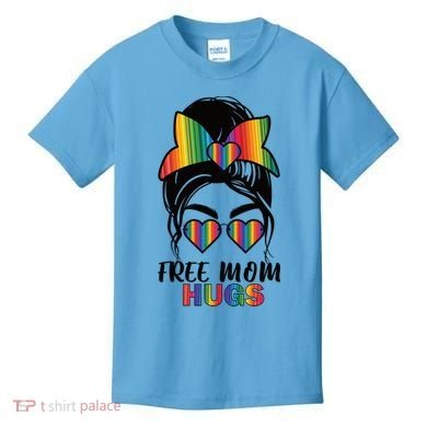 Free Mom Hugs Funny Gift Kids T-Shirt