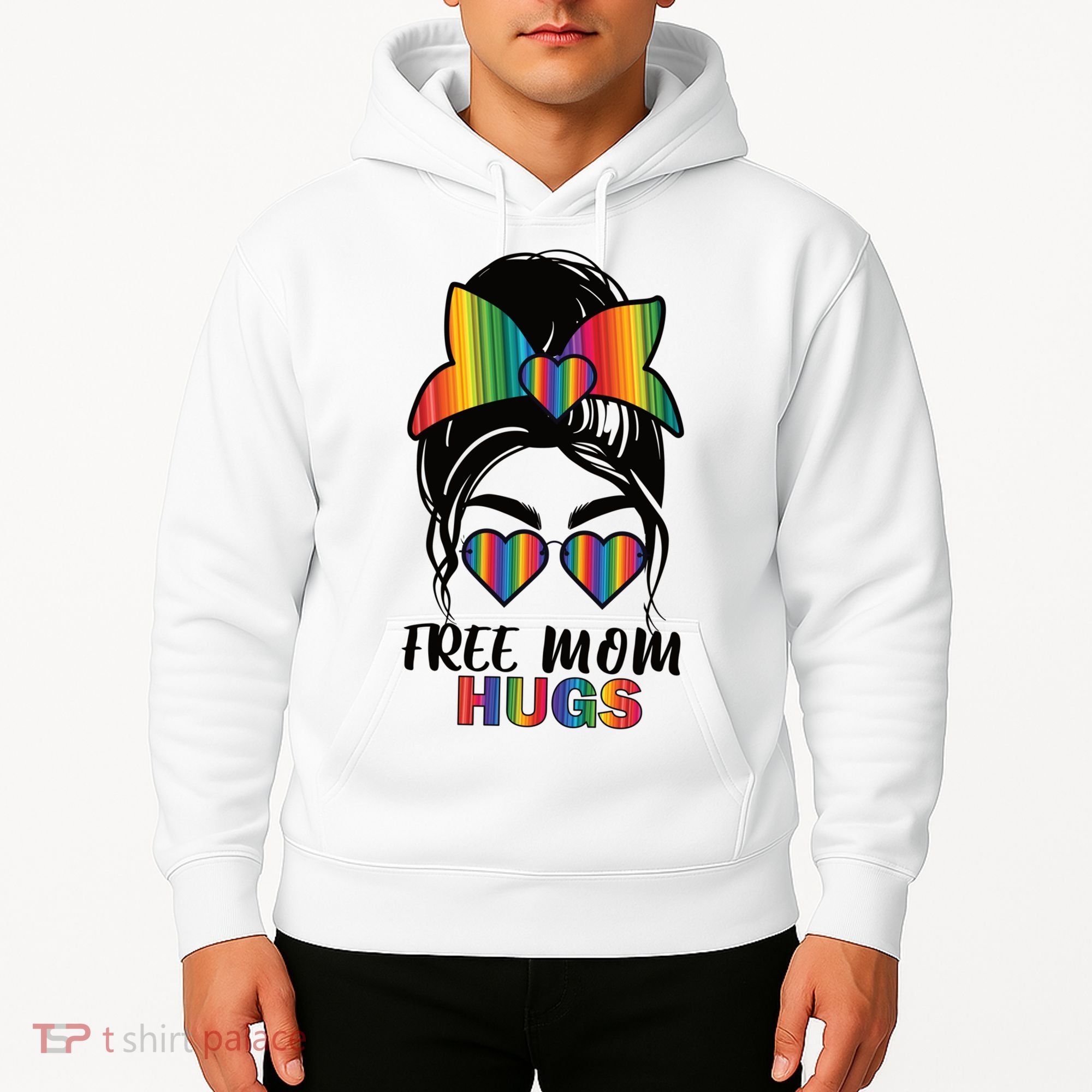 Free Mom Hugs Funny Gift Hoodie