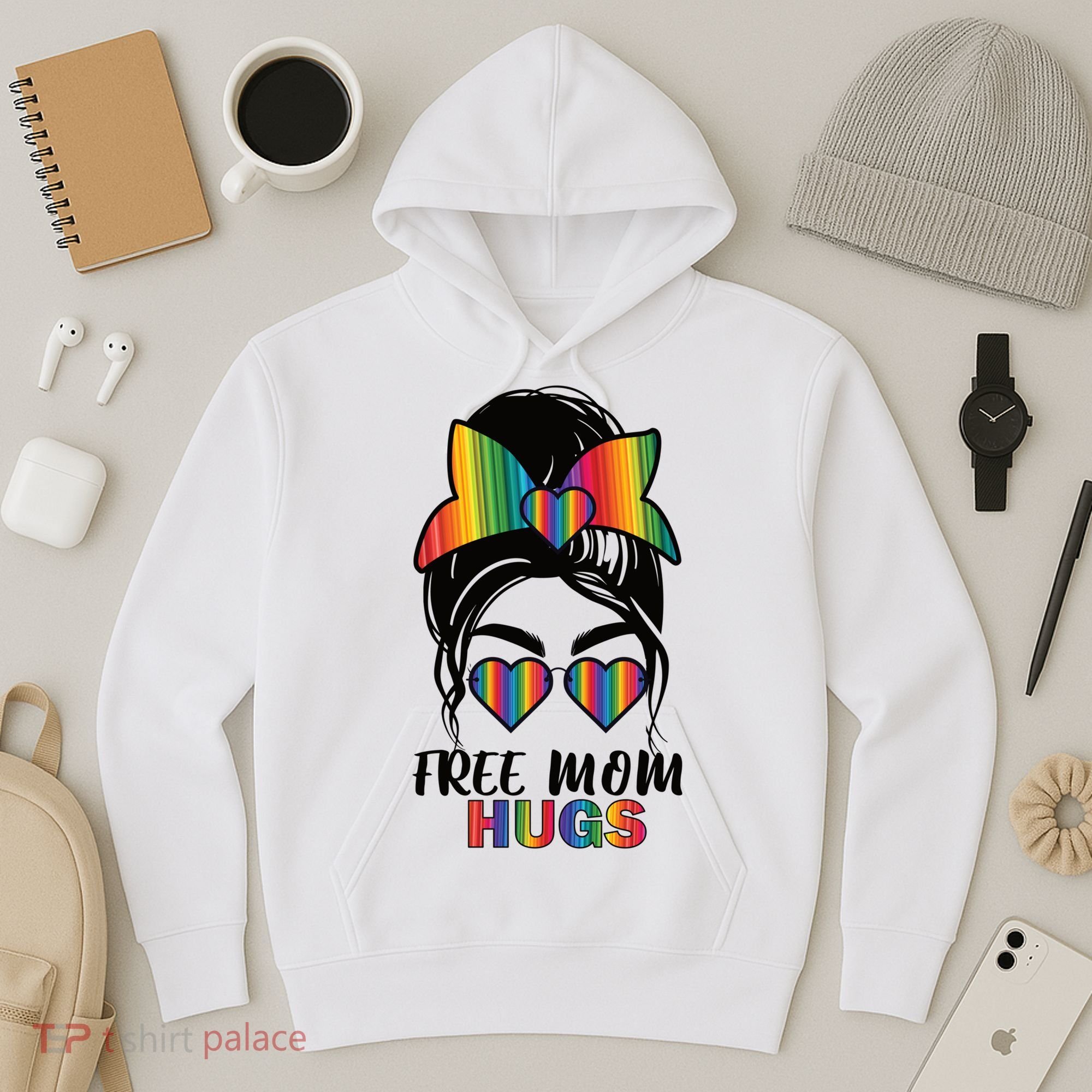 Free Mom Hugs Funny Gift Hoodie