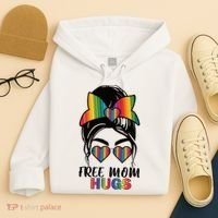 Free Mom Hugs Funny Gift Hoodie thumb 4