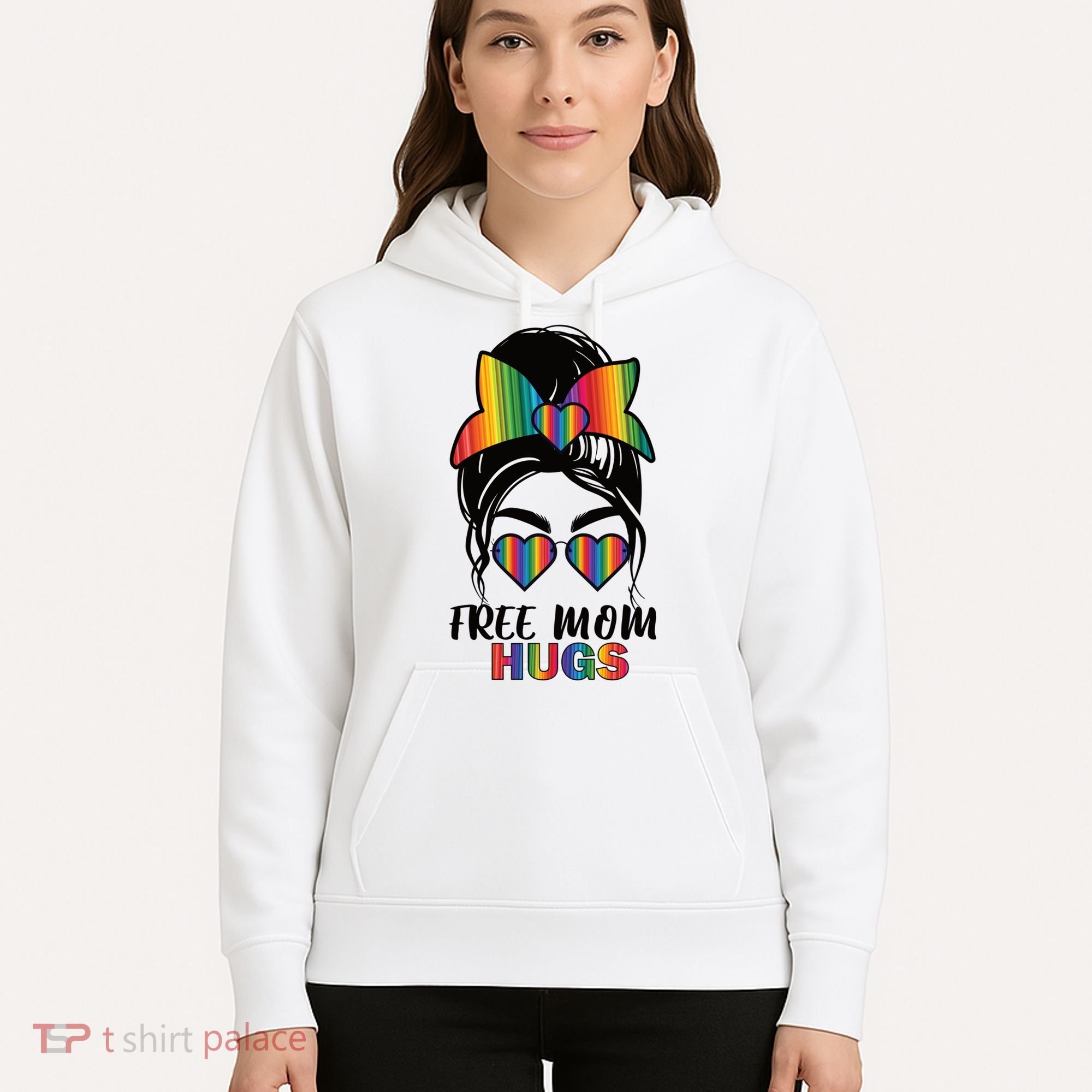 Free Mom Hugs Funny Gift Hoodie