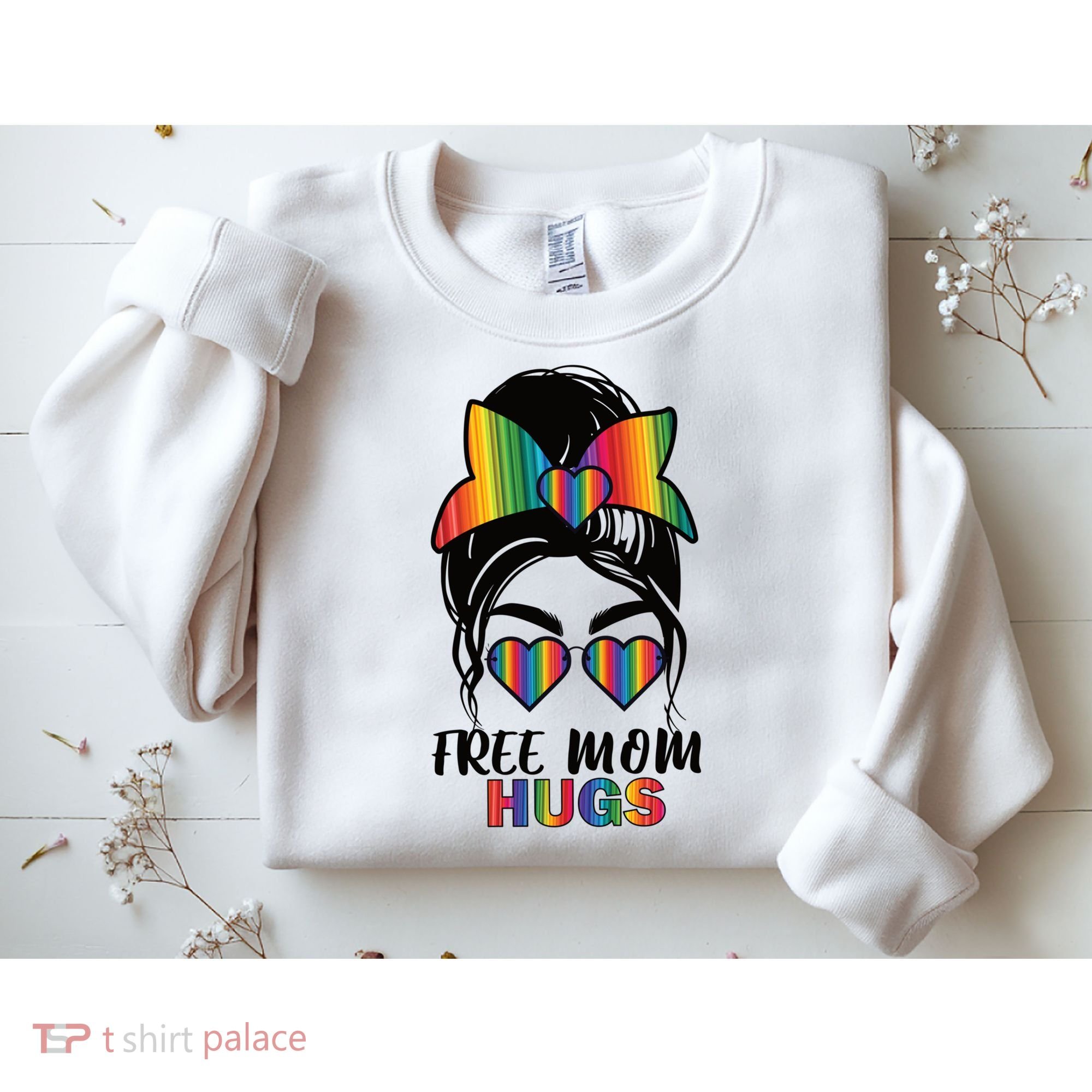 Free Mom Hugs Funny Gift Sweatshirt