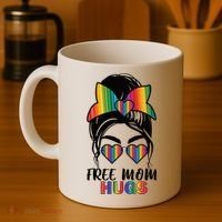 Free Mom Hugs Funny Gift Coffee Mug thumb 4
