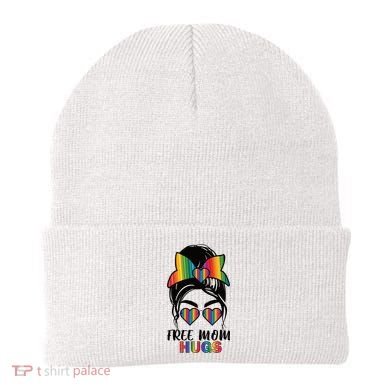 Free Mom Hugs Funny Gift Beanie