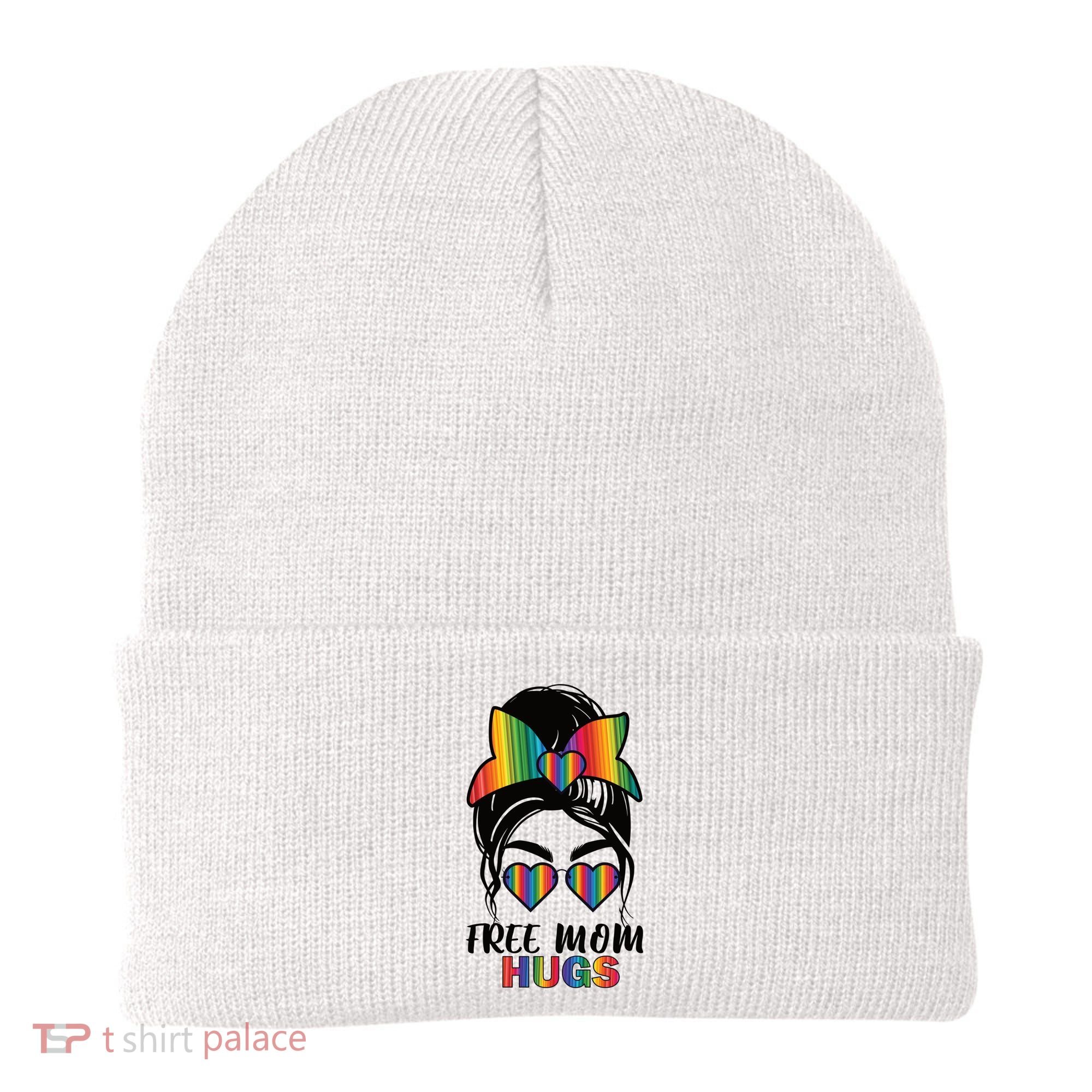 Free Mom Hugs Funny Gift Beanie