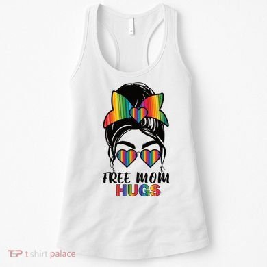 Free Mom Hugs Funny Gift Women's Tank Top