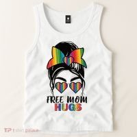 Free Mom Hugs Funny Gift Tank Top thumb 2
