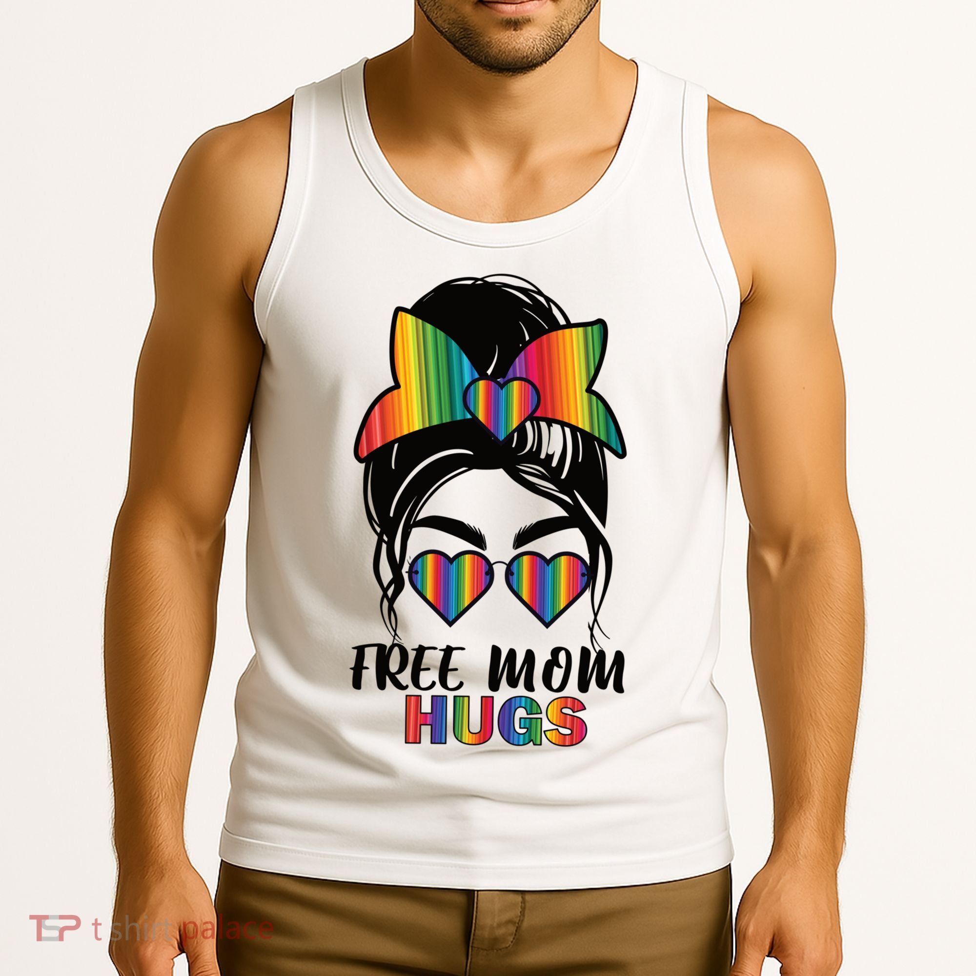 Free Mom Hugs Funny Gift Tank Top