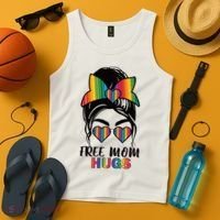 Free Mom Hugs Funny Gift Tank Top thumb 4