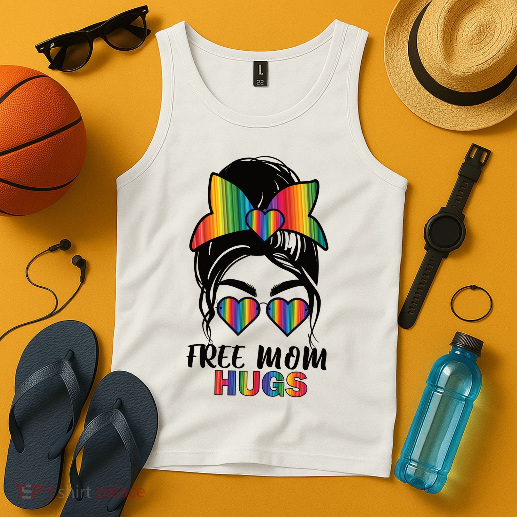 Free Mom Hugs Funny Gift Tank Top