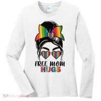 Free Mom Hugs Funny Gift Women's Long Sleeve Shirt thumb 0