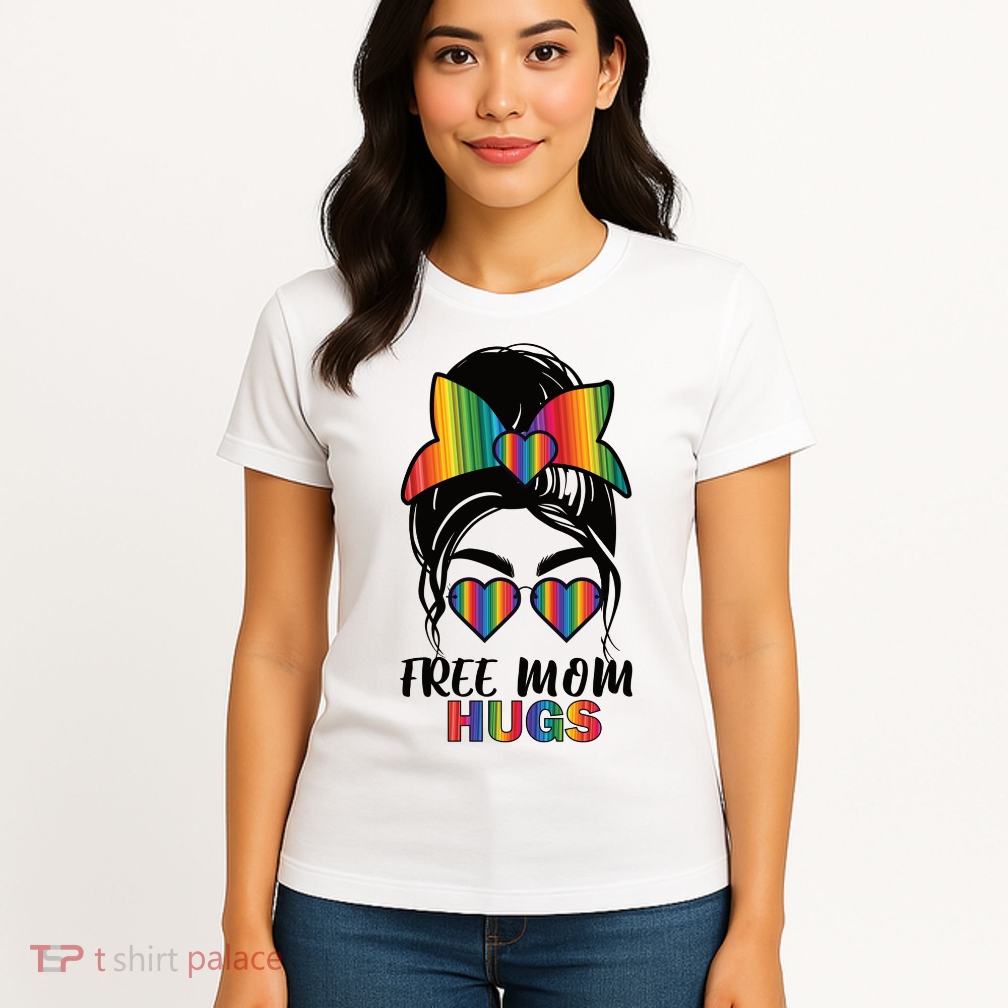 Free Mom Hugs Funny Gift Women's T-Shirt