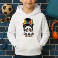 Free Mom Hugs Funny Gift Kids Hoodie thumb 2