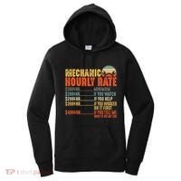 Funny Mechanic Hourly Rate Gift Labor Rates Women's Hoodie thumb 0