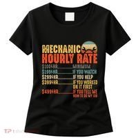 Funny Mechanic Hourly Rate Gift Labor Rates Women's T-Shirt thumb 0