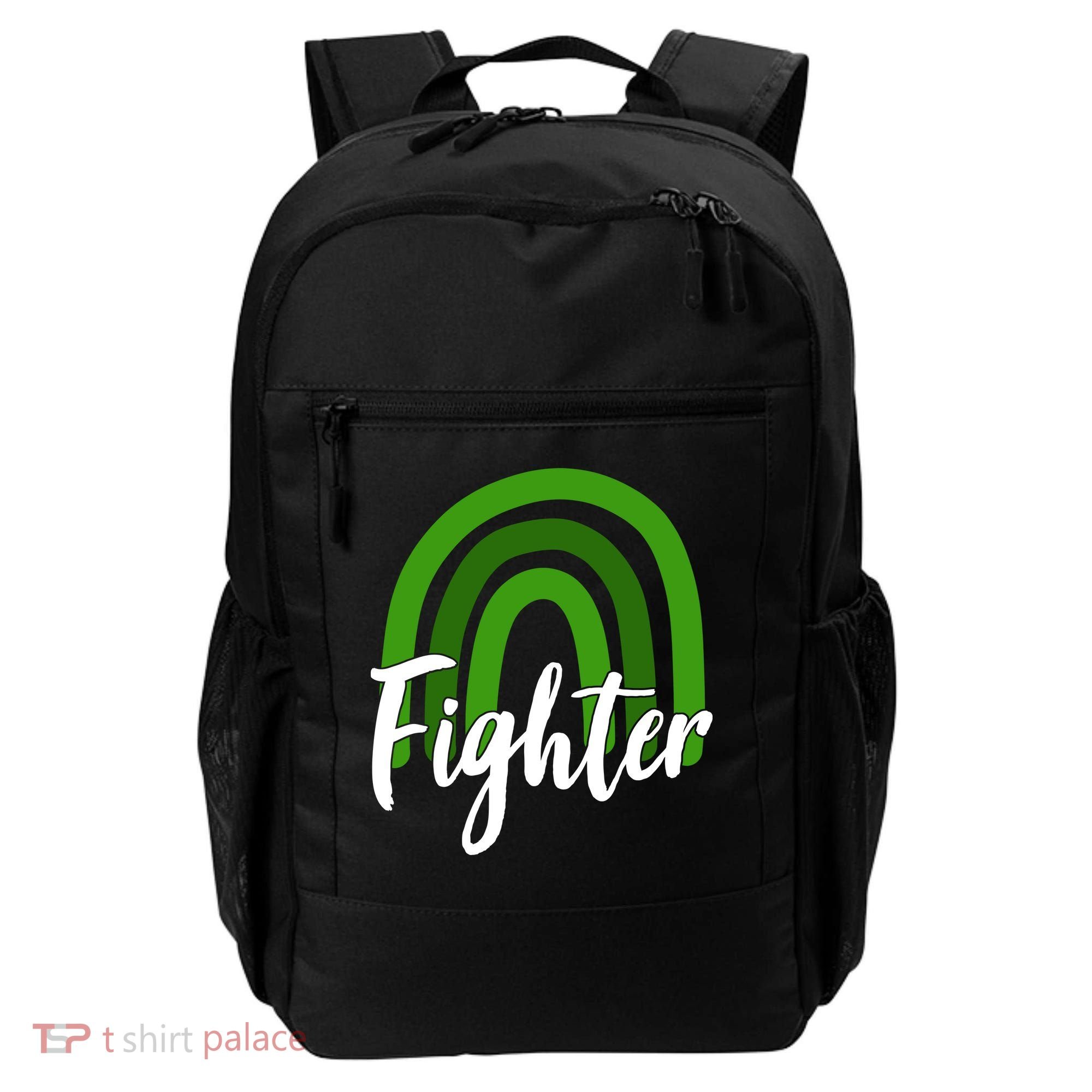 Fighter Mental Health Awareness Rainbow Backpack