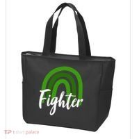 Fighter Mental Health Awareness Rainbow Tote Bag thumb 3