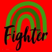 Fighter Mental Health Awareness Rainbow Santa Hat thumb 1