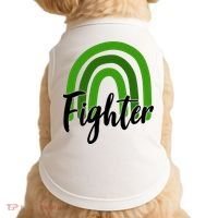 Fighter Mental Health Awareness Rainbow Doggie Tank thumb 0
