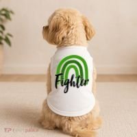 Fighter Mental Health Awareness Rainbow Doggie Tank thumb 2