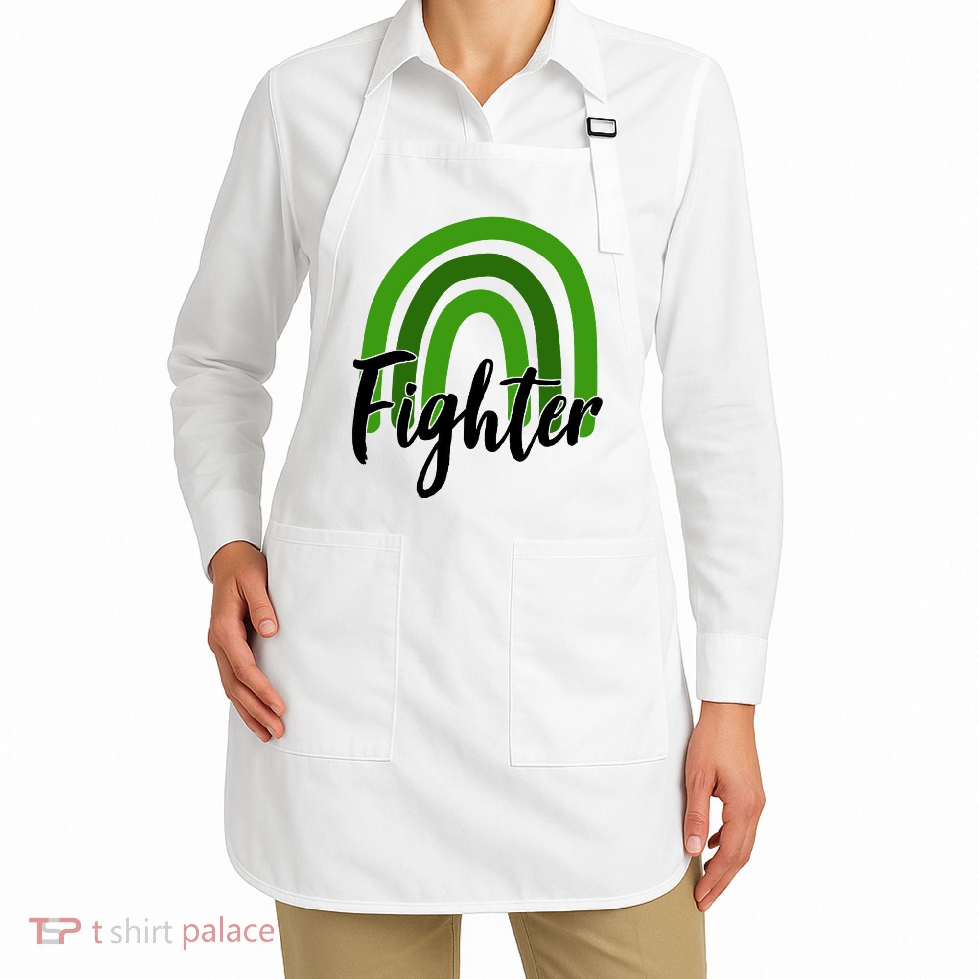 Fighter Mental Health Awareness Rainbow Apron