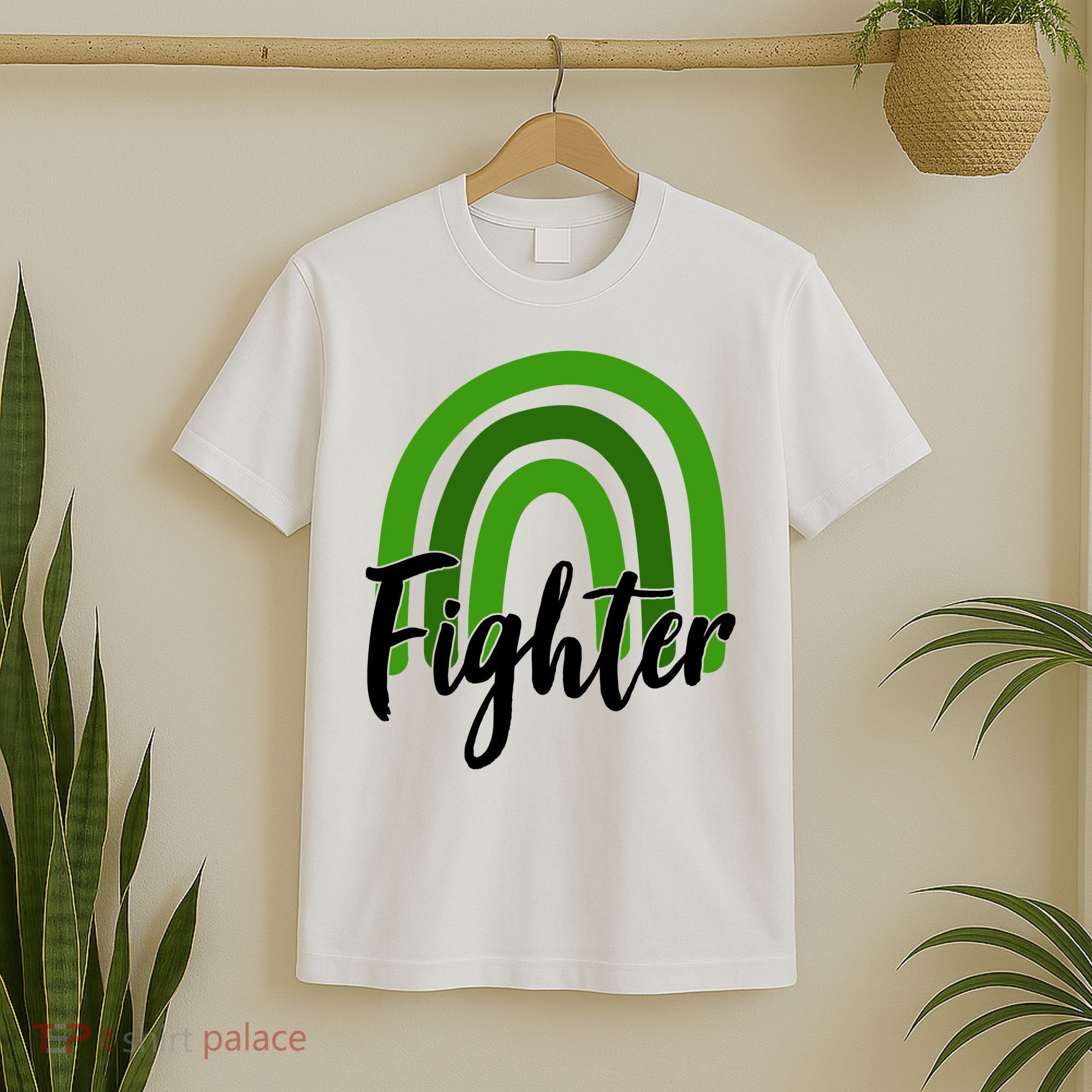 Fighter Mental Health Awareness Rainbow T-Shirt